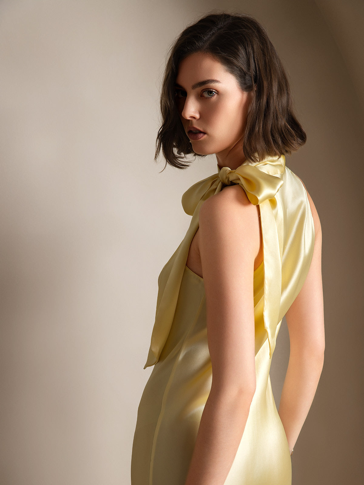 Poised in Silk Pearl