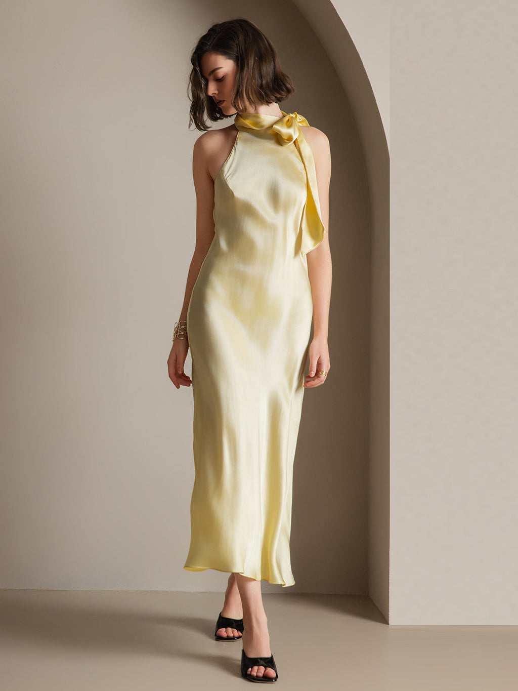Poised in Silk Pearl