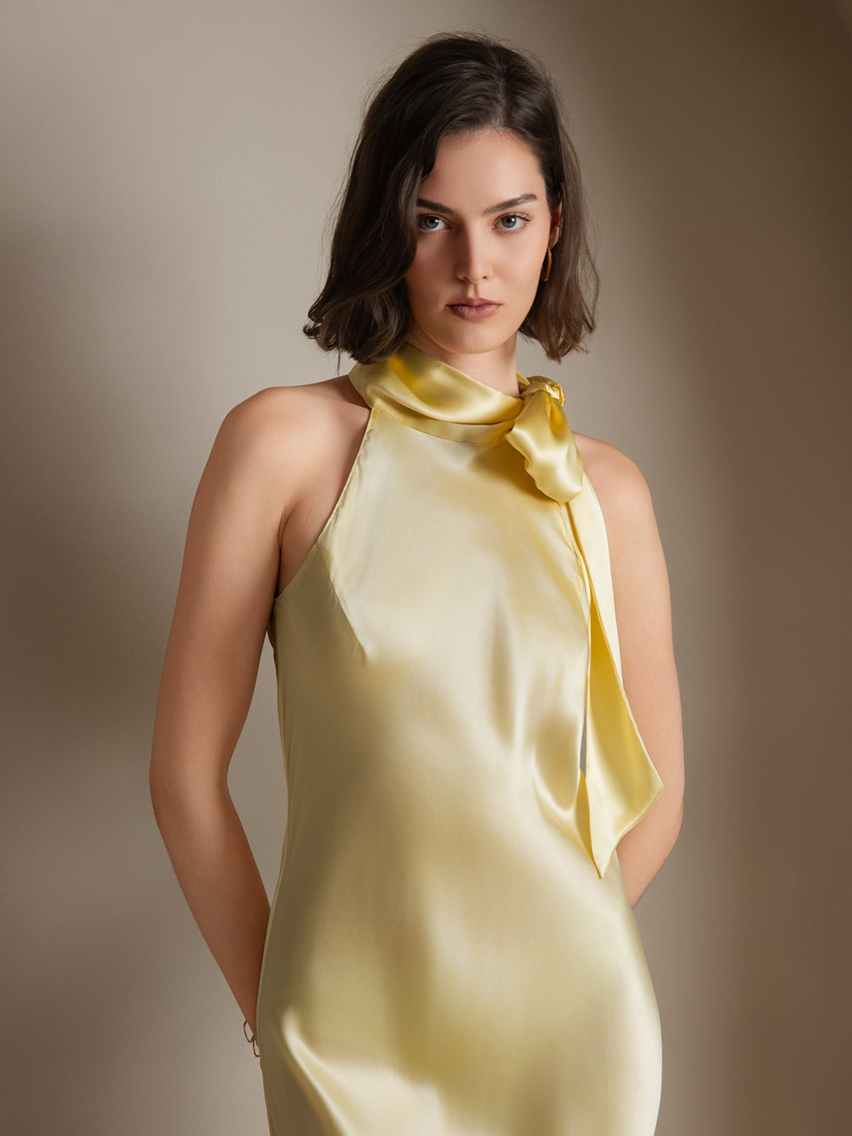 Poised in Silk Pearl