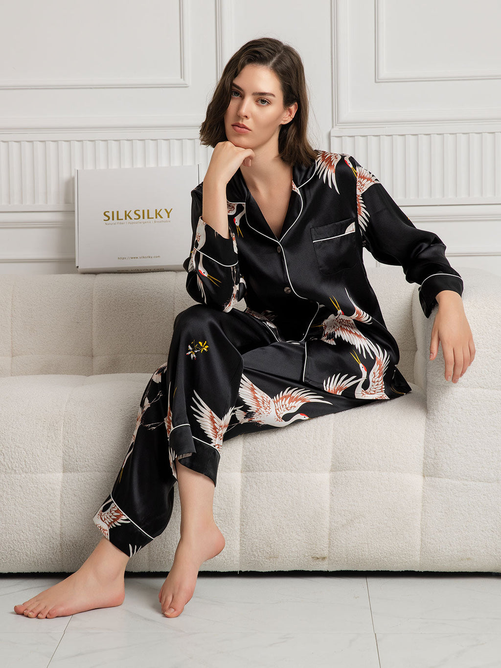 Birdsong Silk Lounge