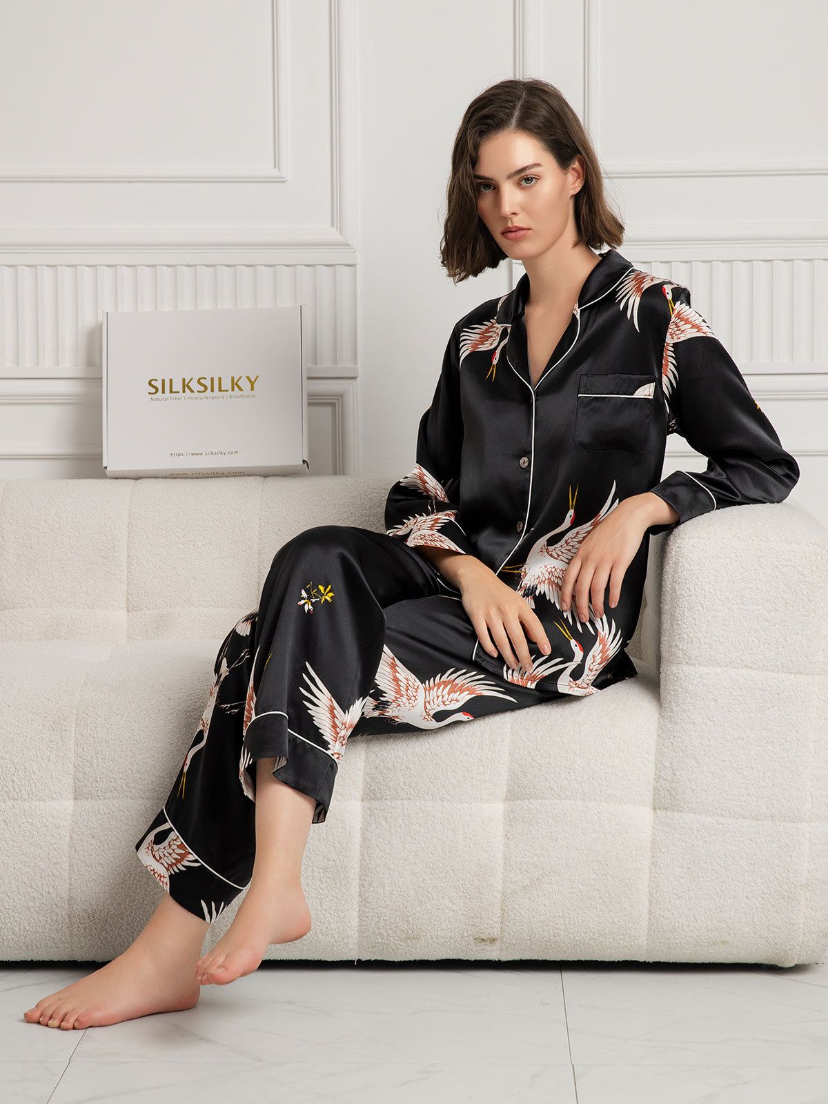 Birdsong Silk Lounge