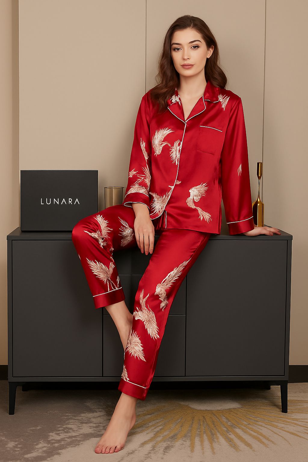 Birdsong Silk Lounge